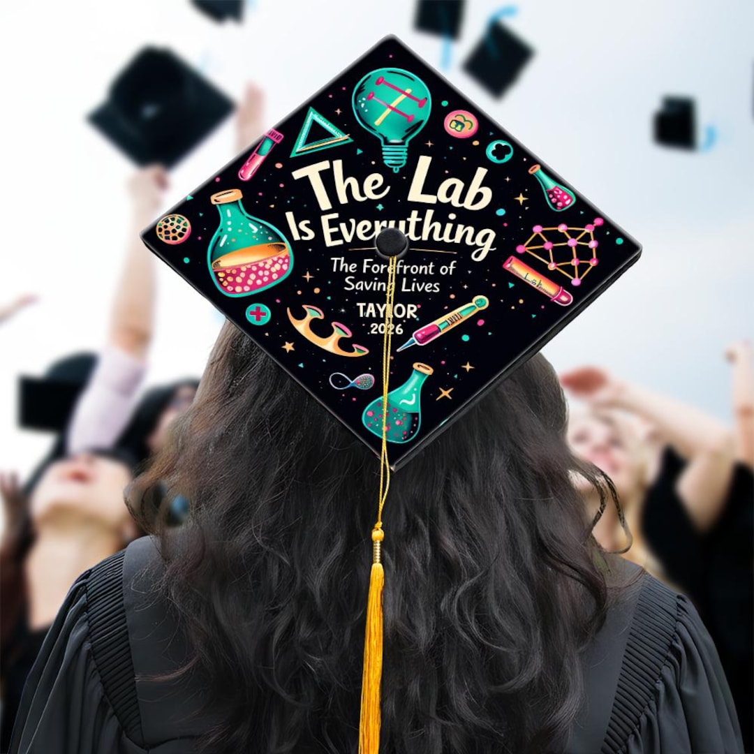 Medical Lab Science Graduation Cap Topper, Mls Mls Grad Decal ...