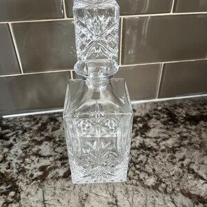 Vintage Crystal Glass Decanter
