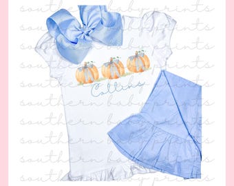 Pumpkin PNG, Fall Coquette Design, Pumpkin with Bow, Pumpkin Trio Design, Watercolor Pumpkin PNG, Pumpkin Patch Design, (Digital Download)