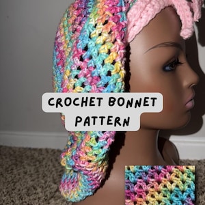 Beginner Crochet Bonnet Pattern | Chunky Cozy Headwrap (PDF Download)
