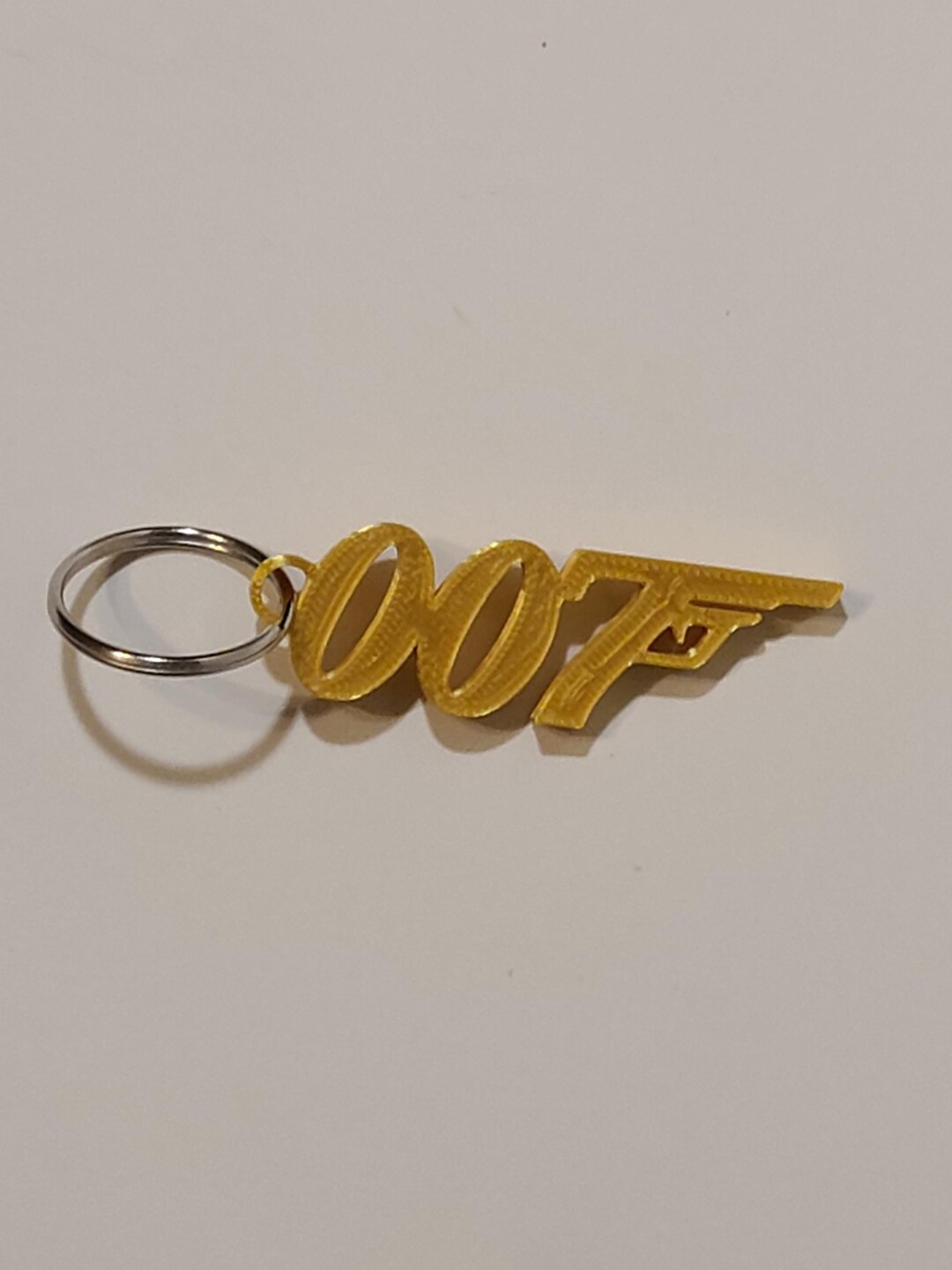 007 Style Keychain | 3D Printed Secret Agent Mini Prop - Etsy
