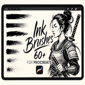Ink Brushes for Procreate, Tattoo Sketching Brush, Pen Brush, Fine Line Brush, Line Art, Fineliners, Stipple Brushes, Inking and Lineart
