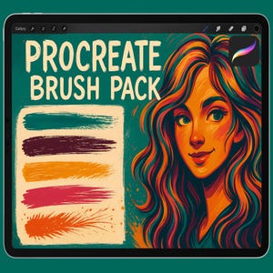 Procreate Brush Pack Painterly Brushes Procreate Oil Paint Brushes, Realistic Oil Paint Textures  Abstract Painterly Style Painting Acrylic