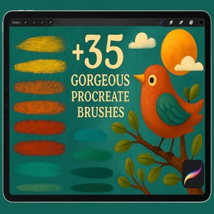 Procreate Brushes: Pencil Brush, Ink brushes, Acrylic brushes, oil brushes, Pastle brushes, Charcoal brushes, Texture Brushes, Pattern Brush