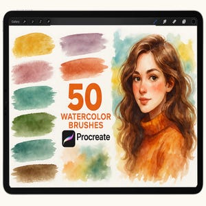 Realistische aquarelborstels planten zich voort, aquareltextuurpapier canvas, planten nat aquareltextuurborstels voort, schilderset, tekenset