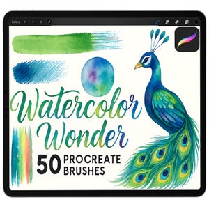 Creëer realistische aquarelpenselen, zet natte aquareltextuurborstel voort, reproduceer postzegels, reproduceer aquareltextuurpapier canvas