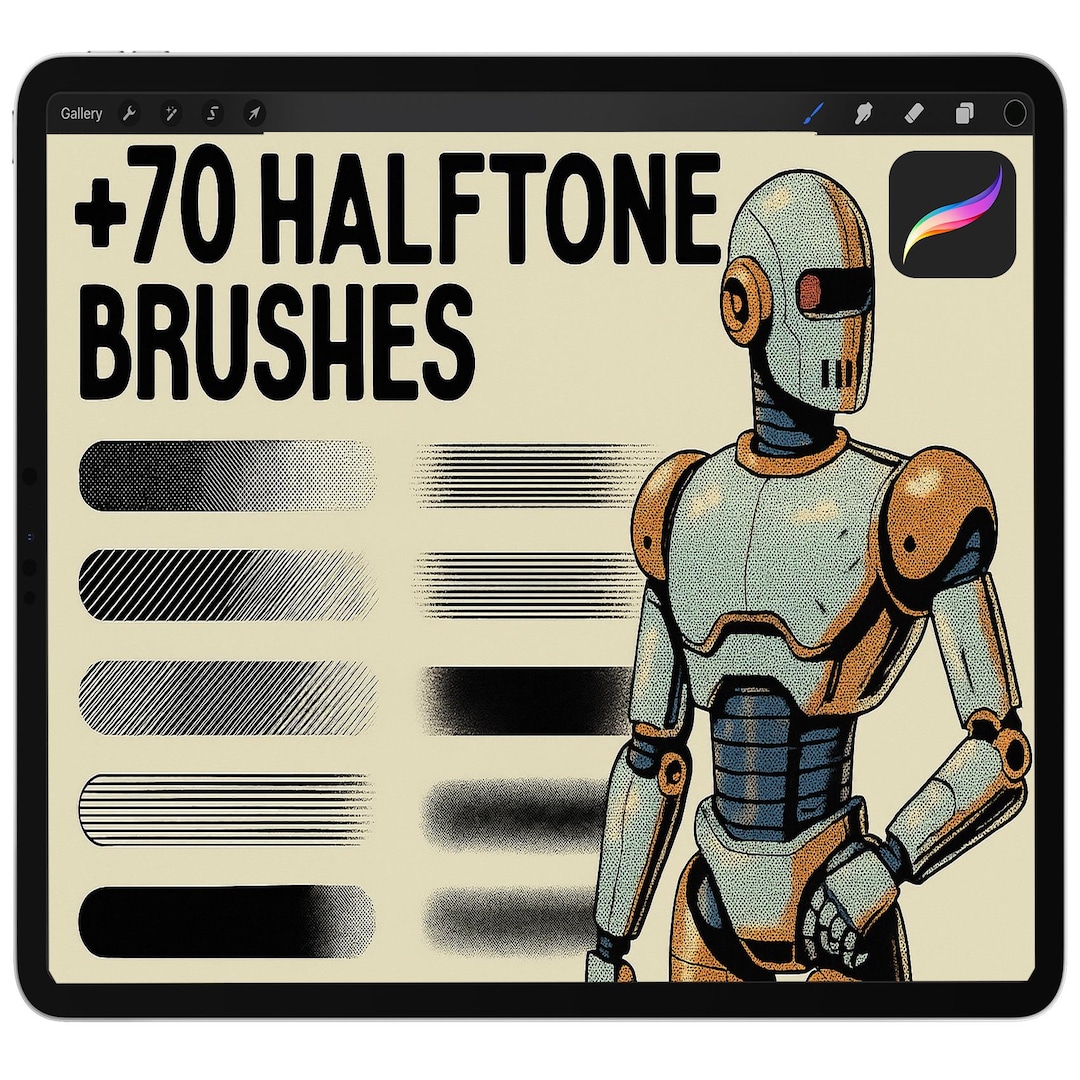 Procreate Comic Style Inking Brush, Manga Brush Kit, Comic Ink ...