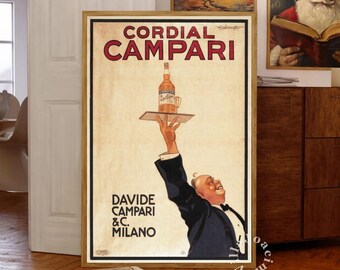 ヴィンテージ カンパリ ミラノ グラス 6 個セット - タンブラー食前酒