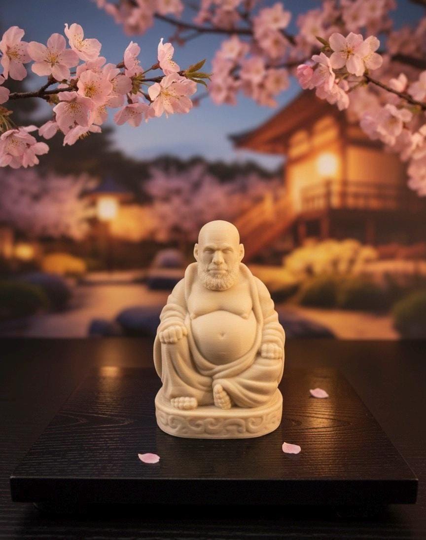 Lebron James Buddha Statue - Lebuddha, 3D Printed, Gag Gift