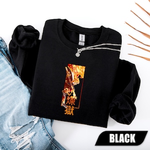 Moletom Rengoku Anime, Moletom Rengoku, Camiseta Flame Hashira, Produtos de Anime Japonês, Presente para Amantes de Anime, Camiseta para Fãs de Anime, Queime Seu Coração