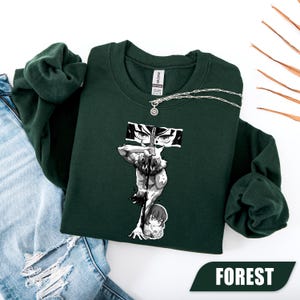 Inosuke Sweatshirt Crewneck, Beast Breathing Hoodie, Demon Slay Sweatshirt, Anime Graphic Tee, Anime Gift, Anime Sweatshirt, Anime Merch