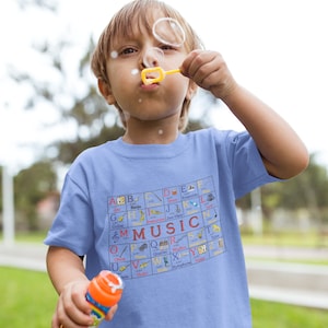 ABC T-shirt, Music ABC&#39;s, Music T-shirt, Cotton T-shirt, Child&#39;s T-shirt
