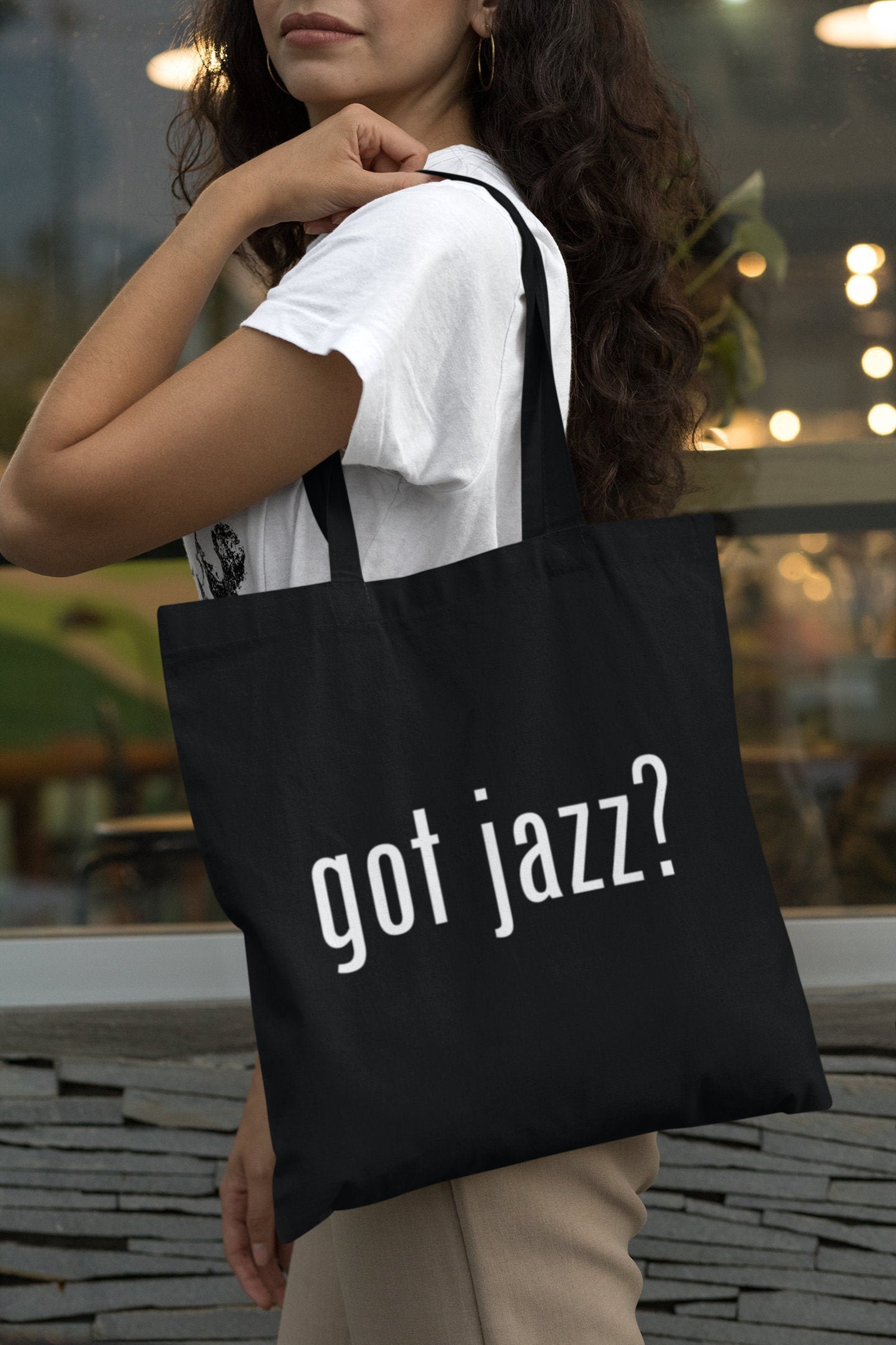 Got Jazz Canvas Tote Bag Canvas Tote Bags Jazz Bag Music Etsy