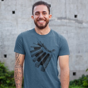 SALE! Music T-shirt, Music, Piano Shirt, Music Doodle Piano Keys T-shirt, Piano T-Shirt
