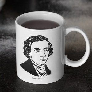 Frederic Chopin Mug, Composer Mug, Chopin Mug, Music Composer Mug, Chopin Quote Mug, Music Mug