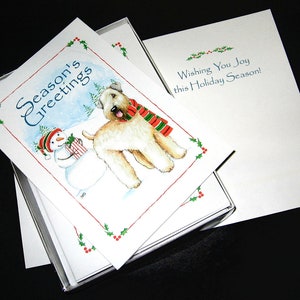 Soft Coated Wheaten Terrier Christmas Cards image 2