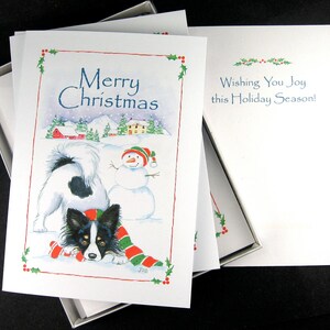 Papillon Christmas Card image 2