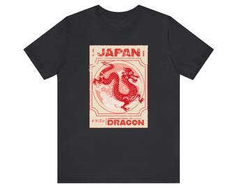 Japan Dragon Vintage Poster T-Shirt