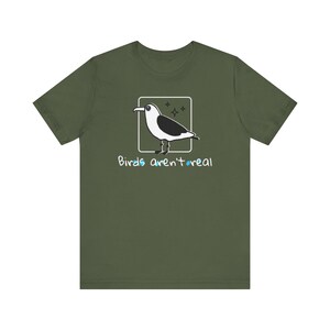 Birds Aren't Real Tee | Conspiracy Humor Shirt image 5