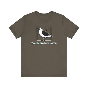 Birds Aren't Real Tee | Conspiracy Humor Shirt image 2