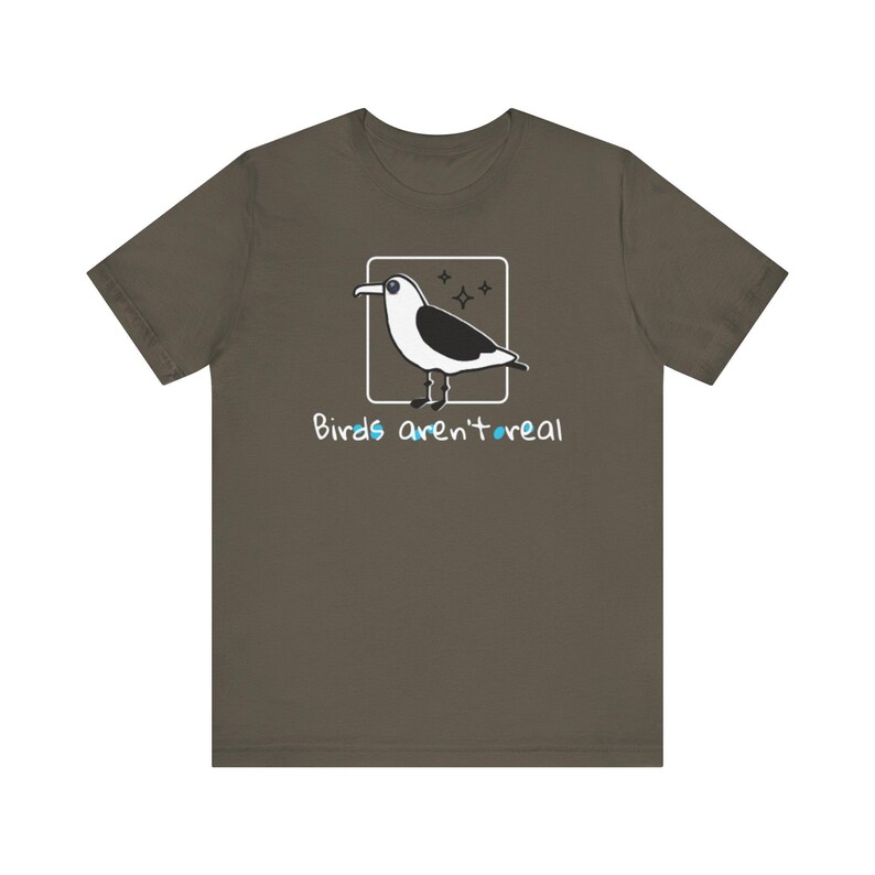 Birds Aren't Real Tee | Conspiracy Humor Shirt image 2