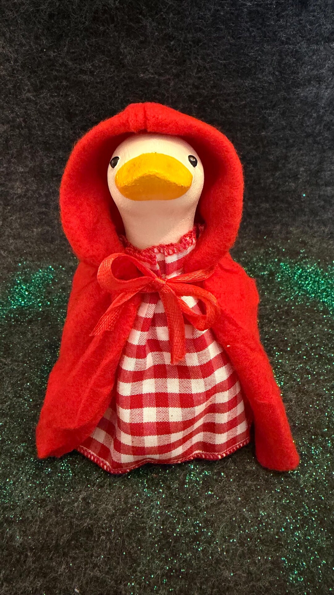 Red Riding Hood Desk Goose Outfit - Etsy