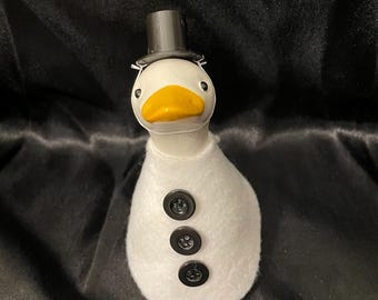 Snowman Desk Goose Outfit