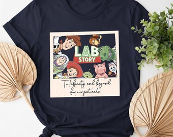 Personalized Lab Week 2026 Shirt: Characters Polaroid Medical Team JDKP04