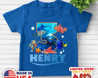 Finding Nemo Birthday Shirt | Finding Dory Birthday Shirt | Finding Nemo Birthday T-Shirt Finding Nemo Family Shirt C-09062315