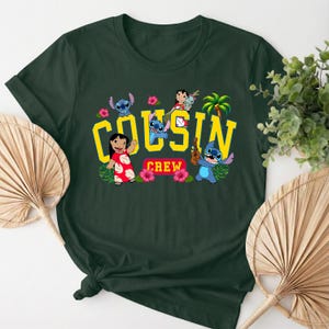 Disney Lilo And Stitch Cousin Crew Shirt 2026, Matching Cousins Disney Trip Tee JDKS05-3