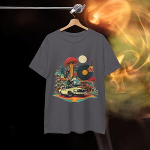 Vintage Vibes Unisex Heavy Cotton Tee - Retro Art Shirt, Music Lover Gift, Eco-Friendly Fashion, Unisex T-Shirt, Casual Wear
