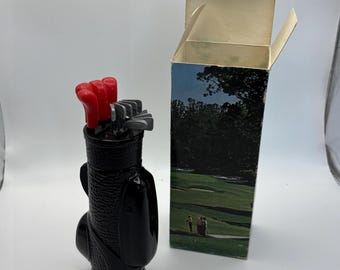 1960s Avon "The Swinger" Golf Bag and Clubs After Shave