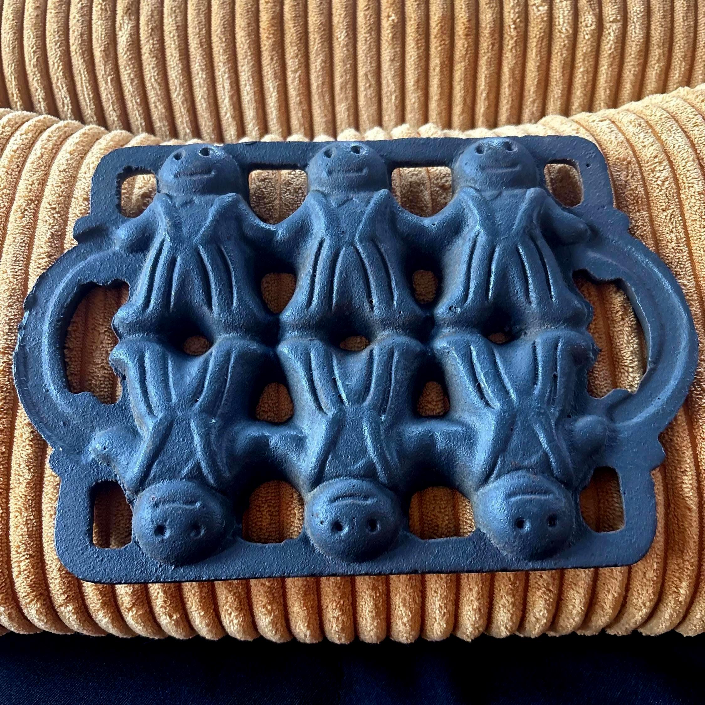 John Wright Cast Iron Gingerbread Mold - Etsy