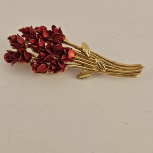 Vintage David Mons Rose Bouquet Brooch