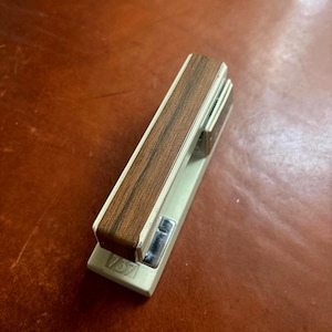 Mid-century Swingline 737 Woodgrain Stapler