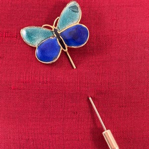 Enamel Butterfly Pin Norway - Etsy