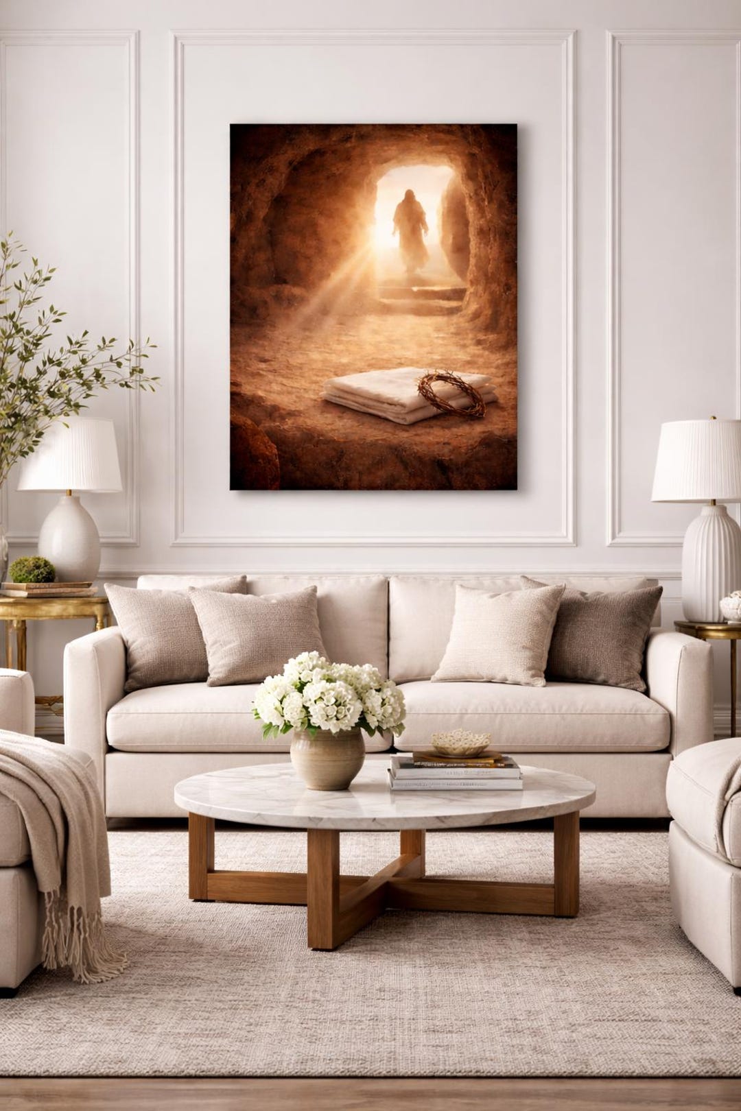 Empty Tomb Resurrection Canvas Art | Christian Faith Home Decor - Etsy