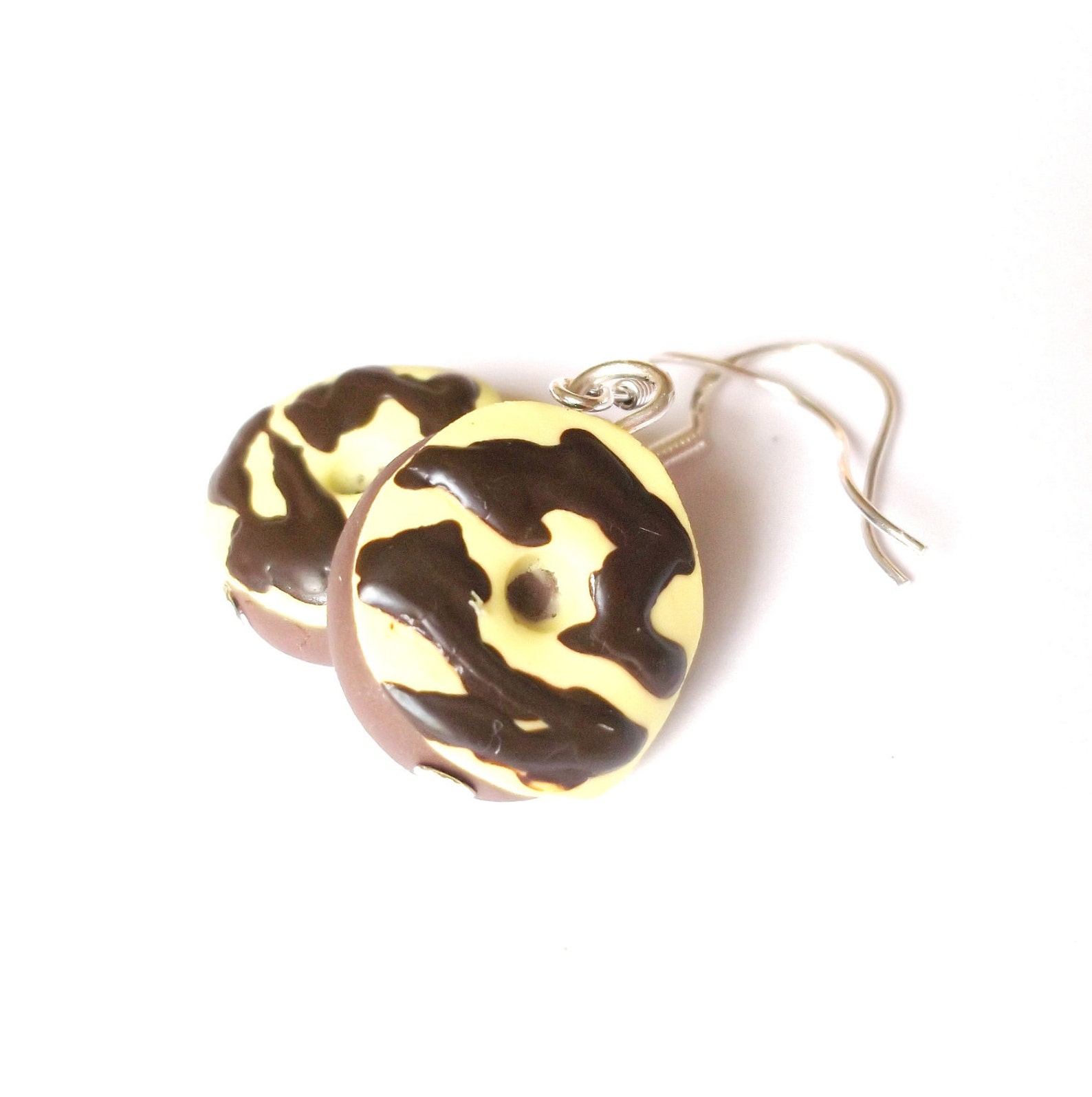 Doughnut Earrings Donut Polymer Clay Doughnut Earrings Etsy