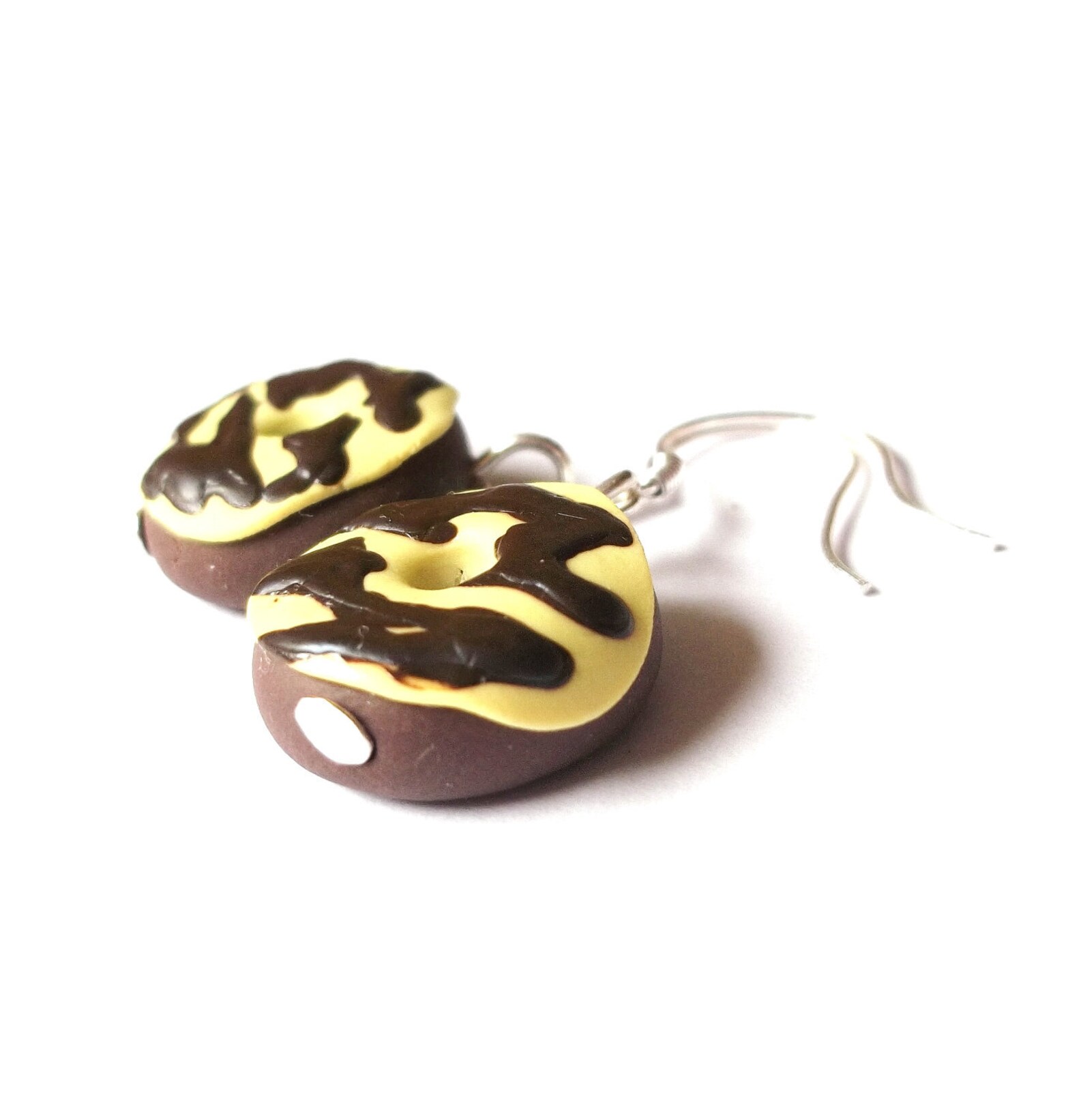 Doughnut Earrings Donut Polymer Clay Doughnut Earrings Etsy