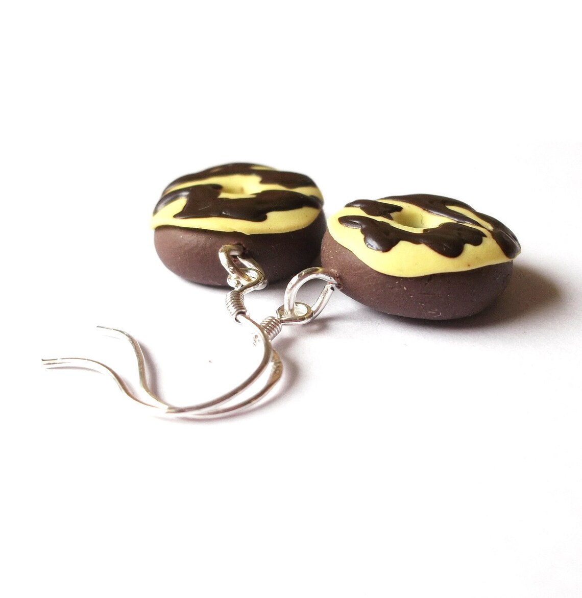 Doughnut Earrings Donut Polymer Clay Doughnut Earrings Etsy