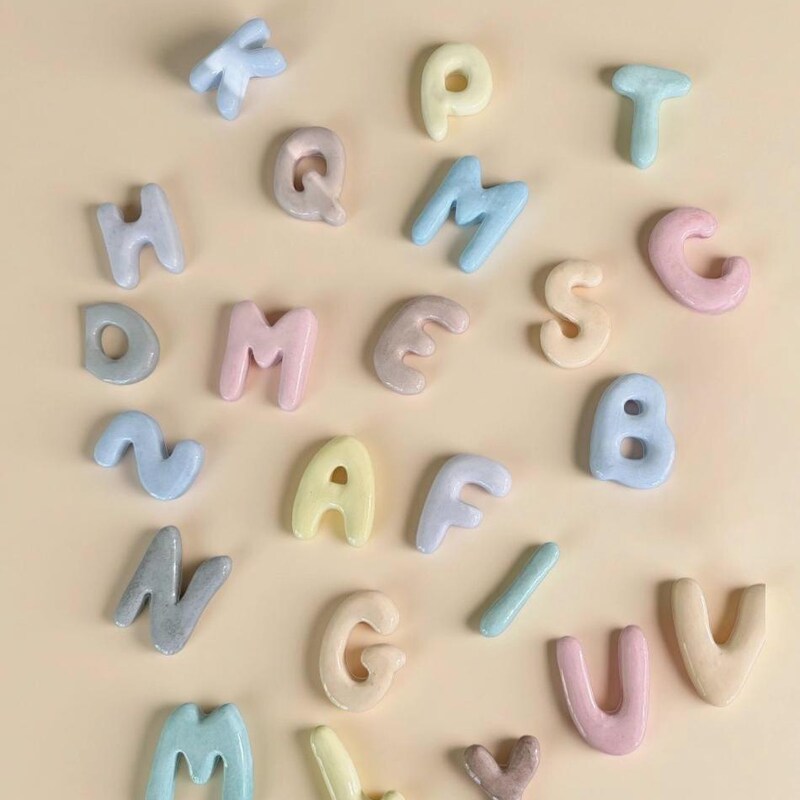 Ceramic Letters - Etsy