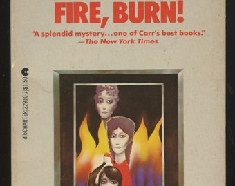 FIRE BURN: Crime Fiction Masterpiece - by John Dickson Carr - Vintage Paperback