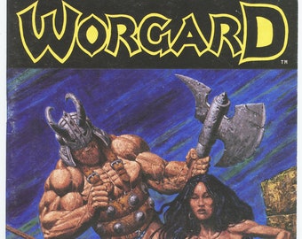 WORGARD: Underground Comic / Viking Norse Action Story - B&W Comix