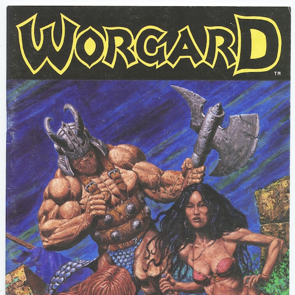 WORGARD: Underground Comic / Viking Norse Action Story - B&W Comix