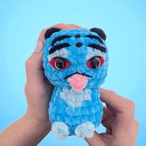 Derpy Tiger Kpop Dämonenjäger Katze Häkelanleitung