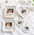Personalized Mother of The Bride Gift, Picture Jewlery Plate, Custom Mom Photo Jewelry Dish, Wedding Gifts for Mom, Mom Gift