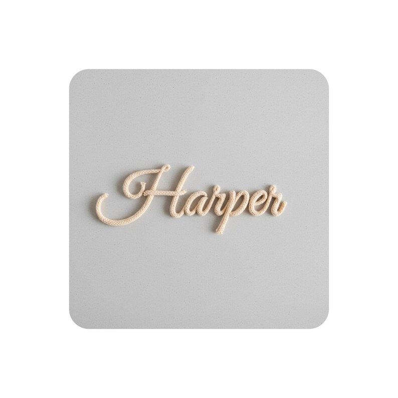 Harper Name In Cursive Printable Wire Art Letter Templates: Cursive Alphabet in Uppercase and ...