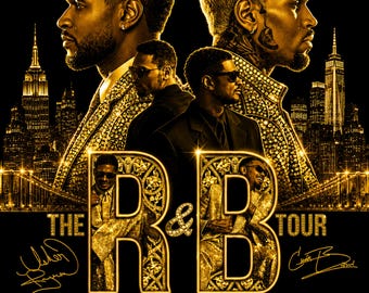 Raymond & Brown Tour 2026, Usher x Chris Brown Tshirt Design ( Digital Download)