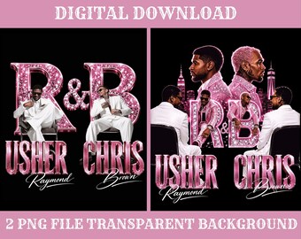Raymond & Brown Tour 2026, Usher x Chris Brown Tshirt Design ( Digital Download)