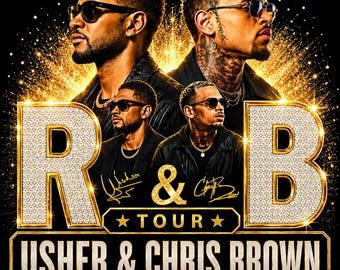 Raymond & Brown Tour 2026, Usher x Chris Brown Tshirt Design ( Digital Download)